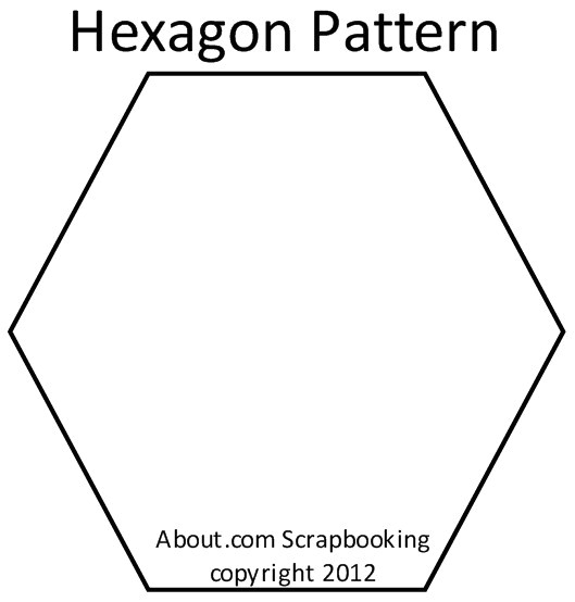 post 10 inch hexagon template 283478