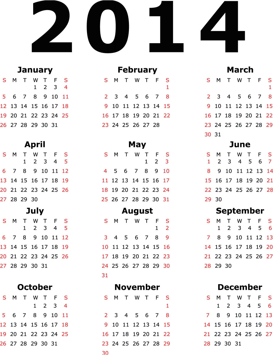 post 2014 printable calendar all months 166211