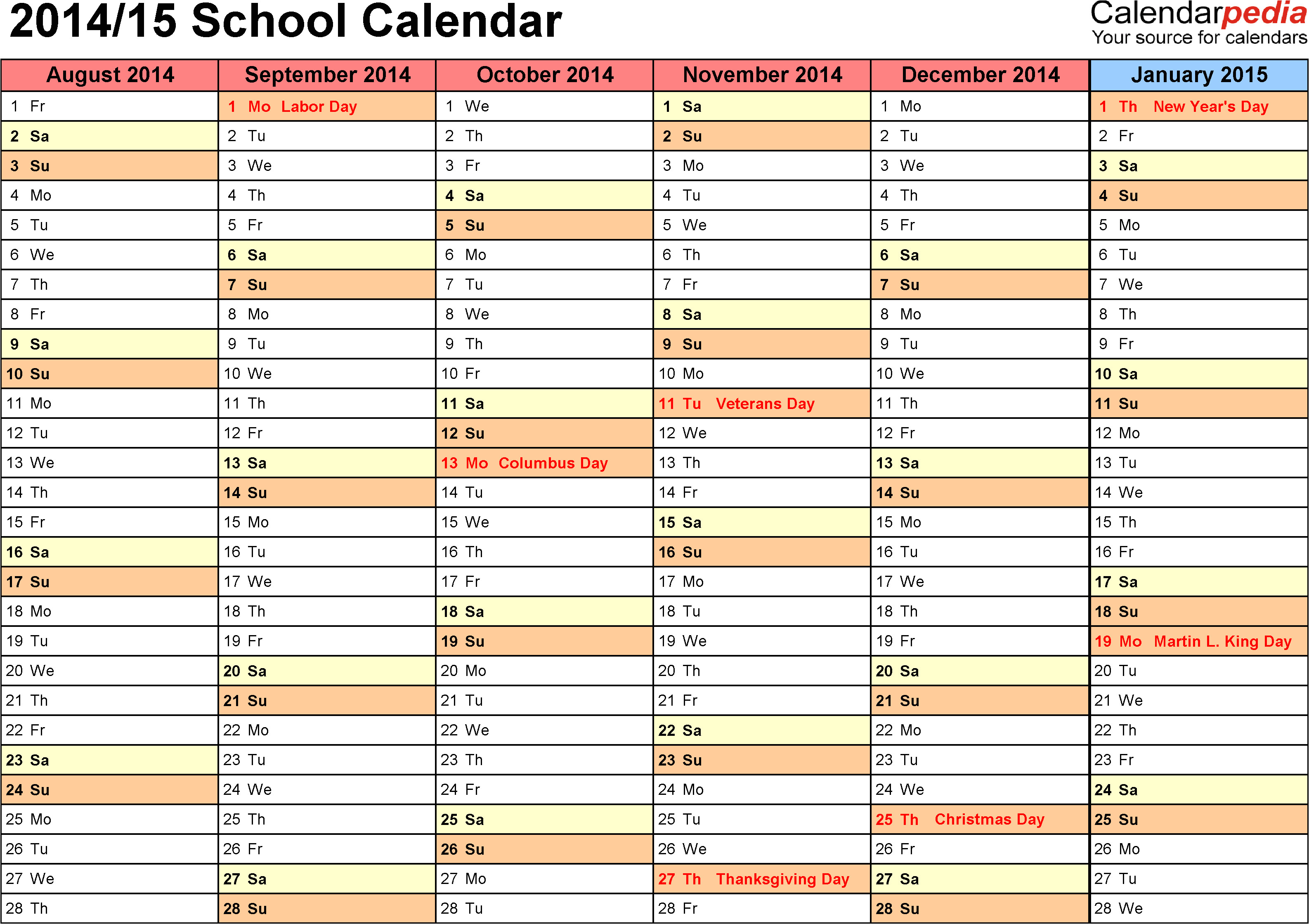 post blank calendar template 2014 2015 148958