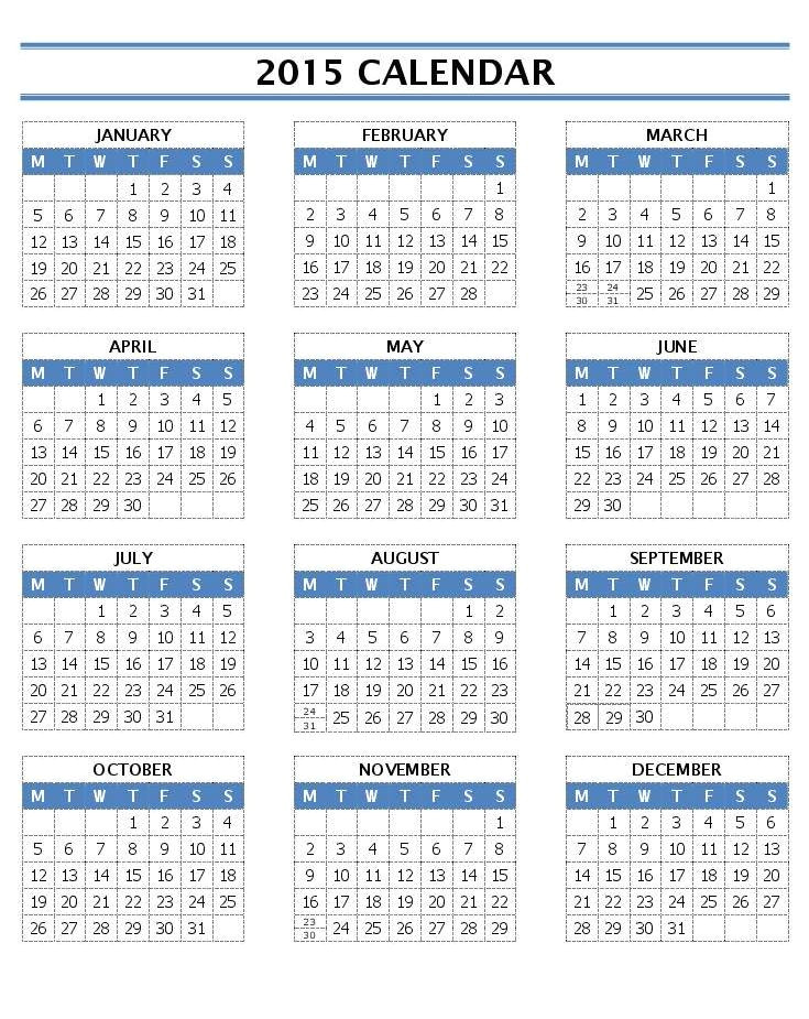 post 2015 word calendar template 35536