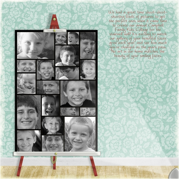 20×30 Collage Template Collage Poster 20×30 Angrocamp Gallery Scrap Girls
