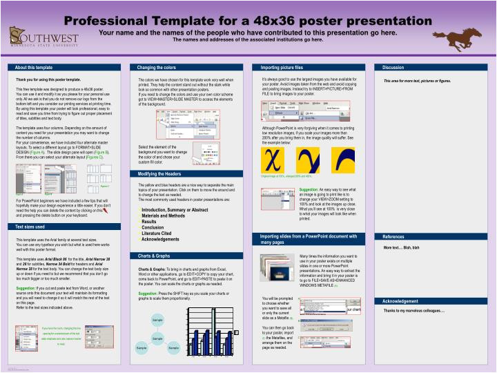 free powerpoint poster templates 48x36