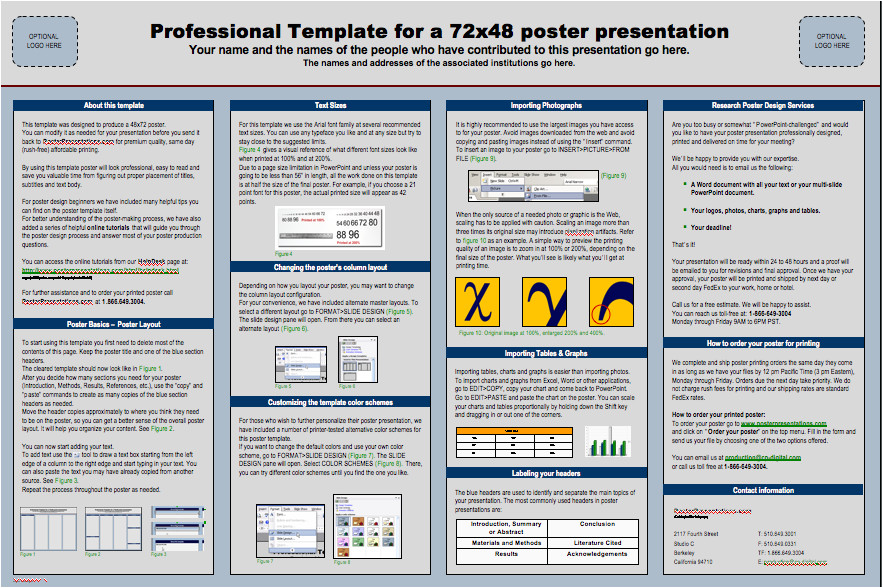 48 by 36 Poster Template Powerpoint Everything Poster