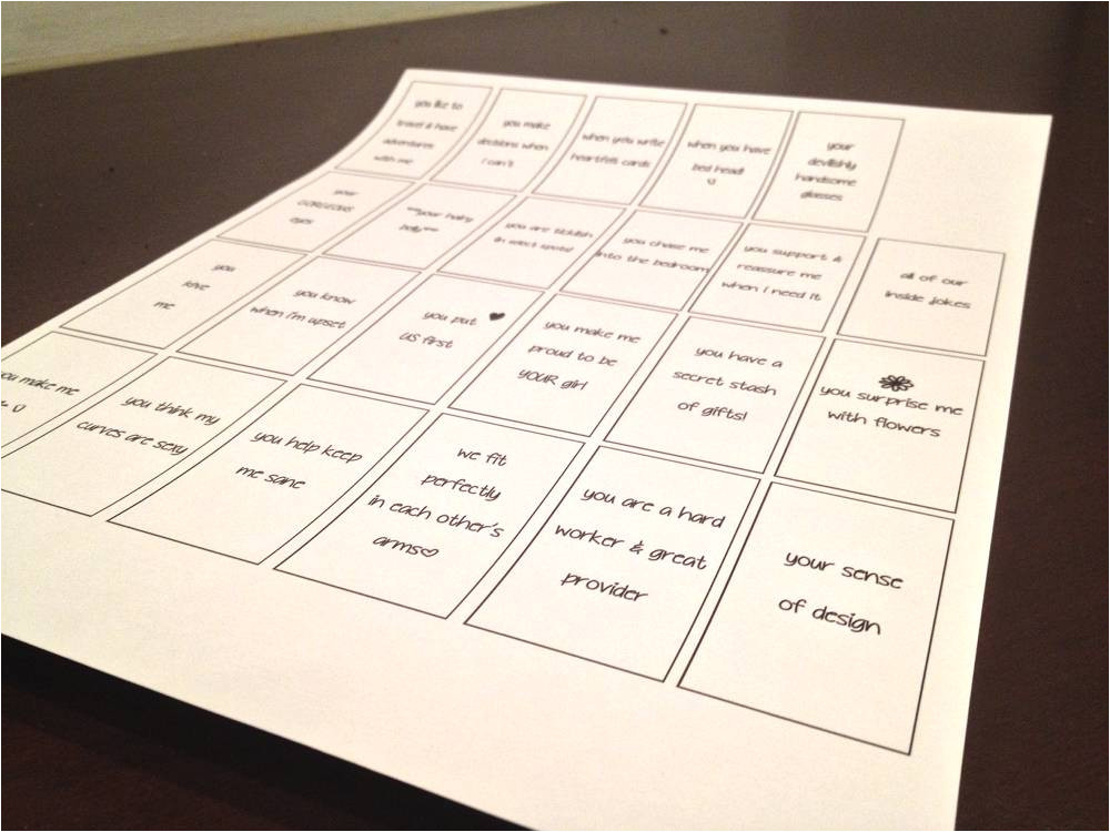 52 Reasons why I Love You Cards Templates Free 52 Reasons why I Love You Diy Lil Bit