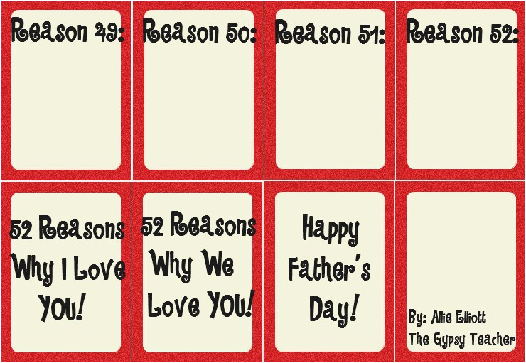 52 reasons why i love you template powerpoint
