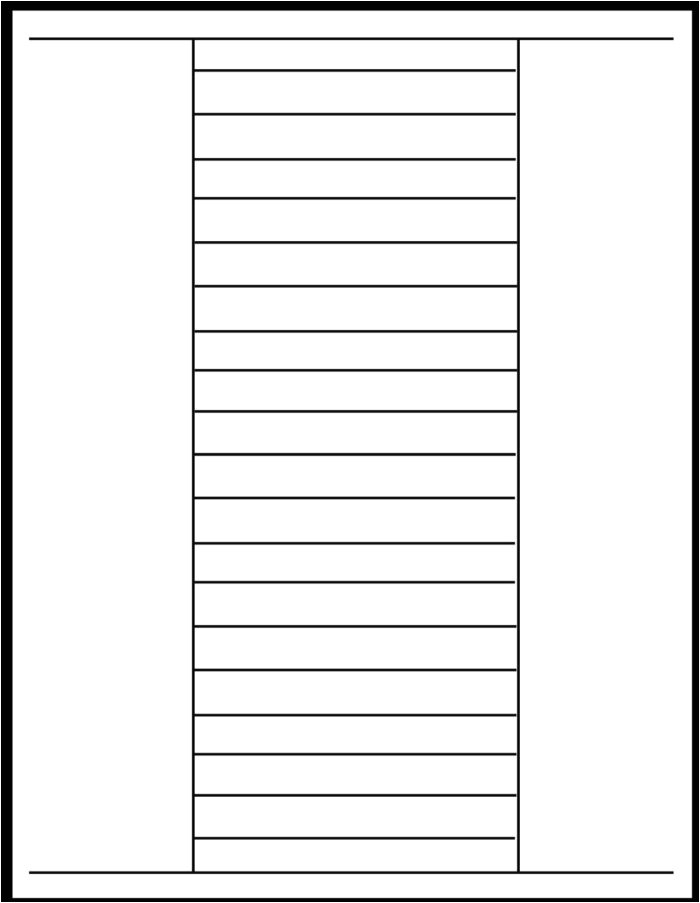 8 Large Tab Insertable Dividers Template Cabinet Hardware Template for Large Handles Templates