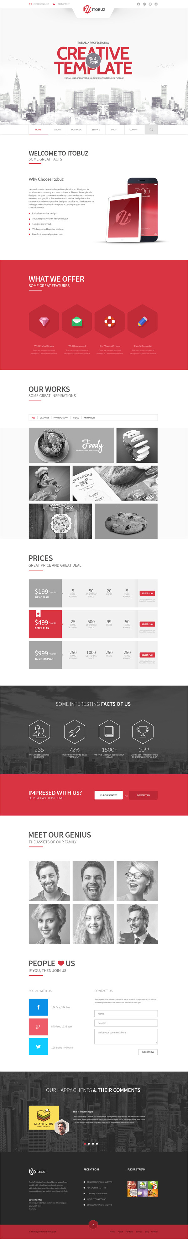 About Page HTML Template HTML5 One Page Website Templates with Ui Ux Experience