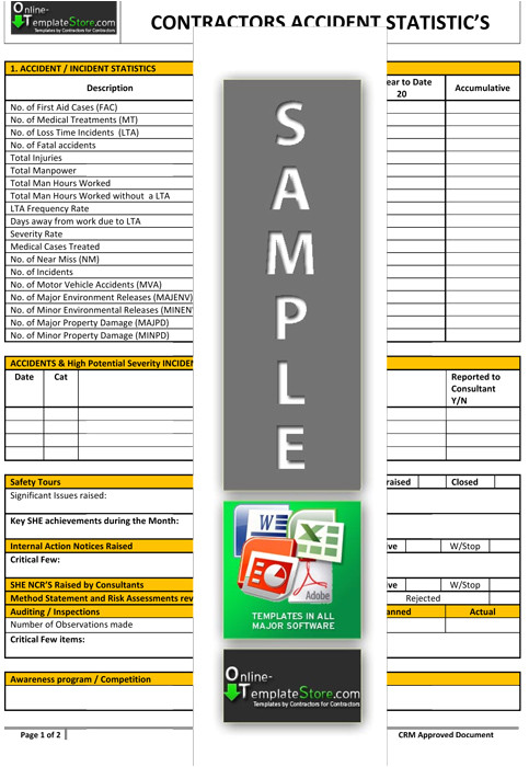 first aid report form template