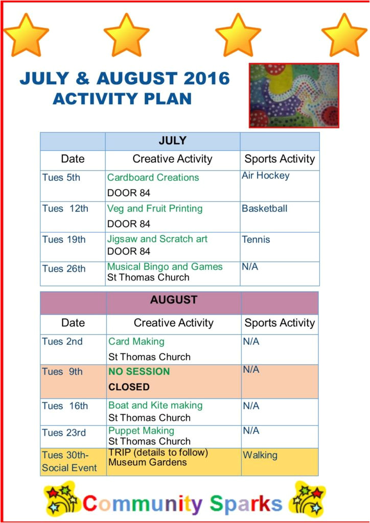 activity plan