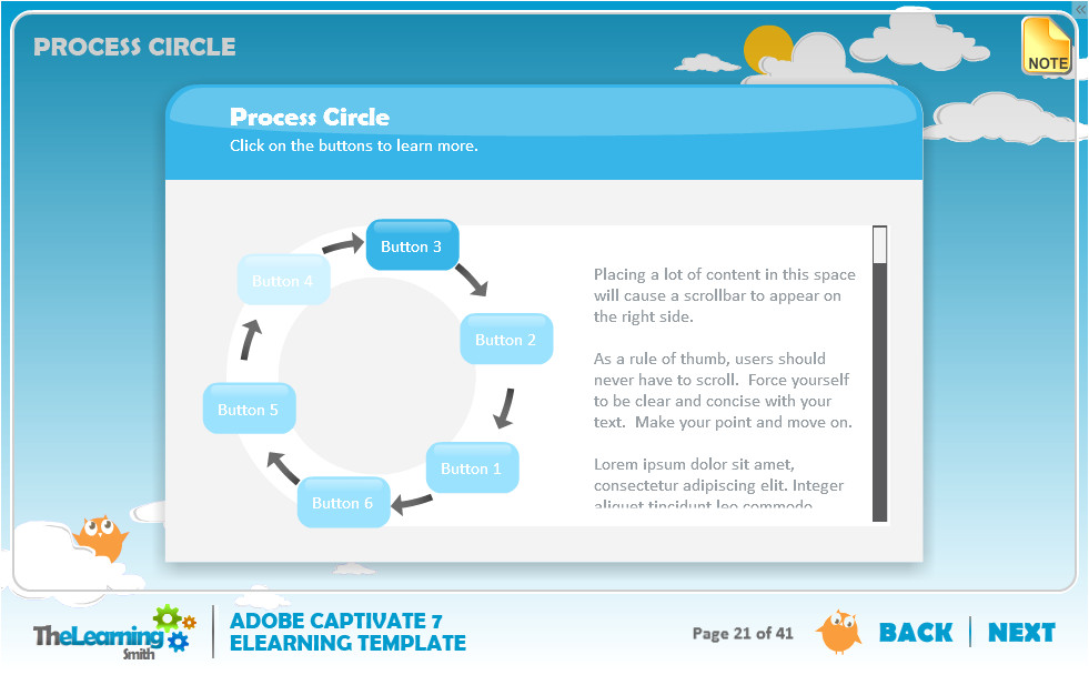 captivate 7 elearning template