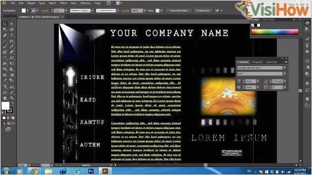 use templates to create a new document in adobe illustrator cs6
