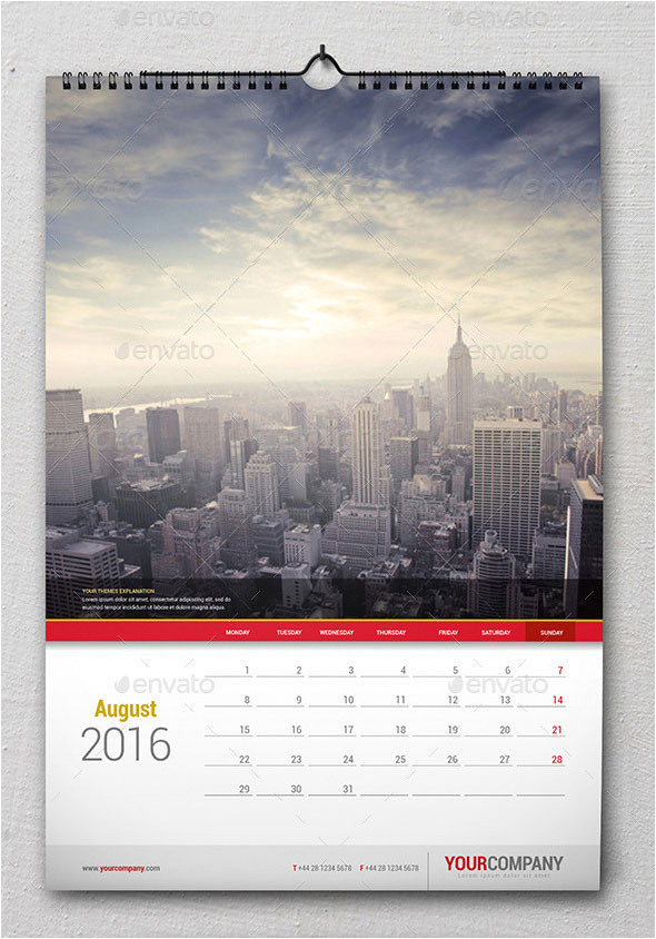 21 best calendar templates for 2016