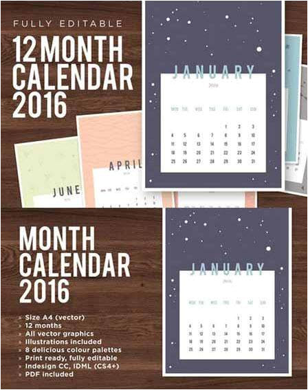 2599268 creativemarket 2016 calendar template