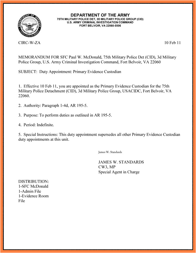 10 department of the air force letterhead template