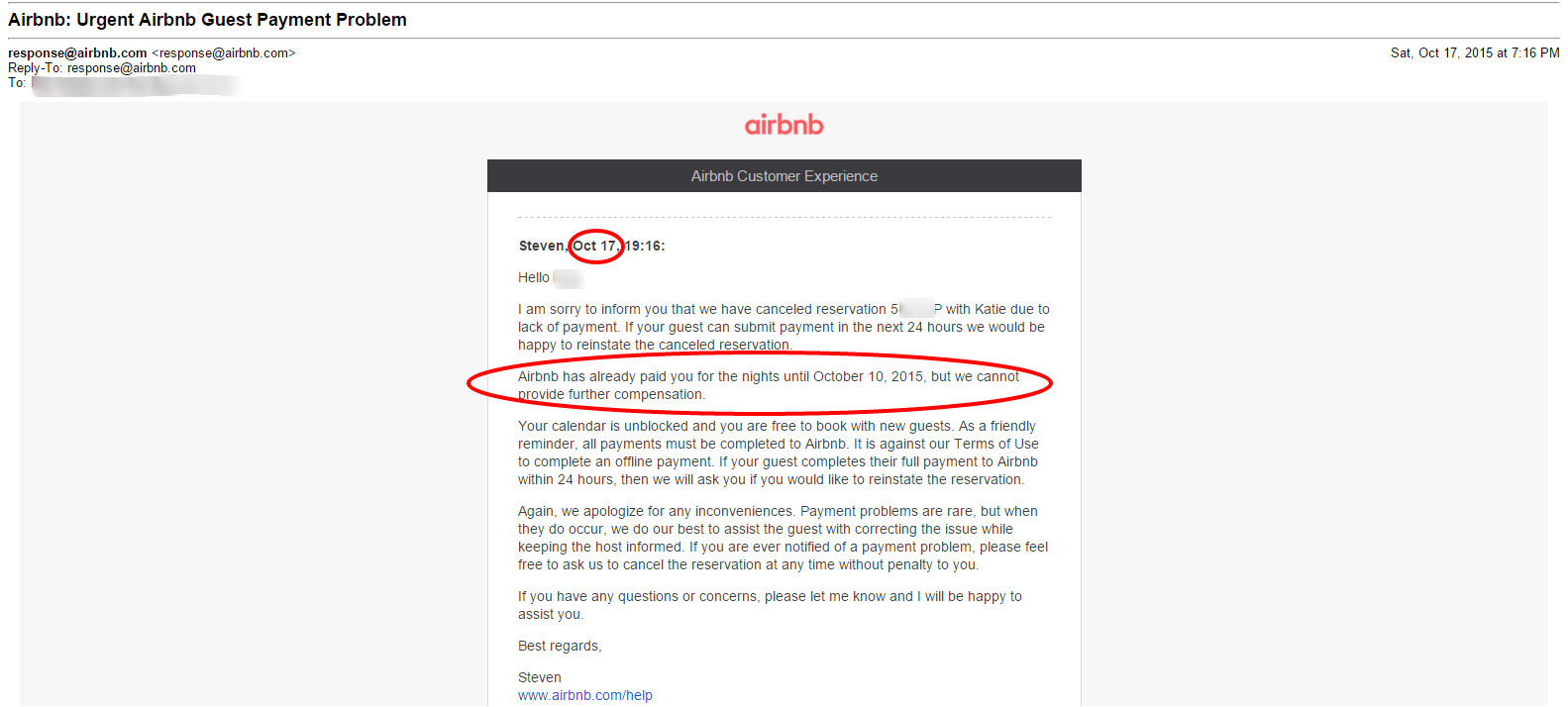 airbnb cover letter