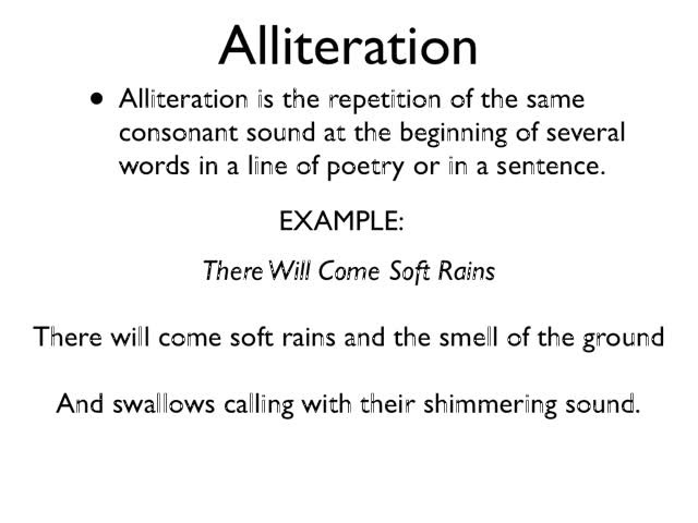 alliteration is alarmingly addictive all about alliteration