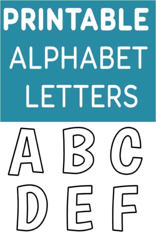Alphabet Letter Templates for Teachers Printable Free Alphabet Templates