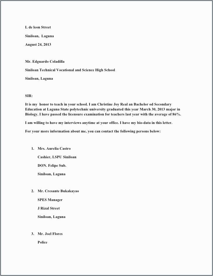 good cover letter template