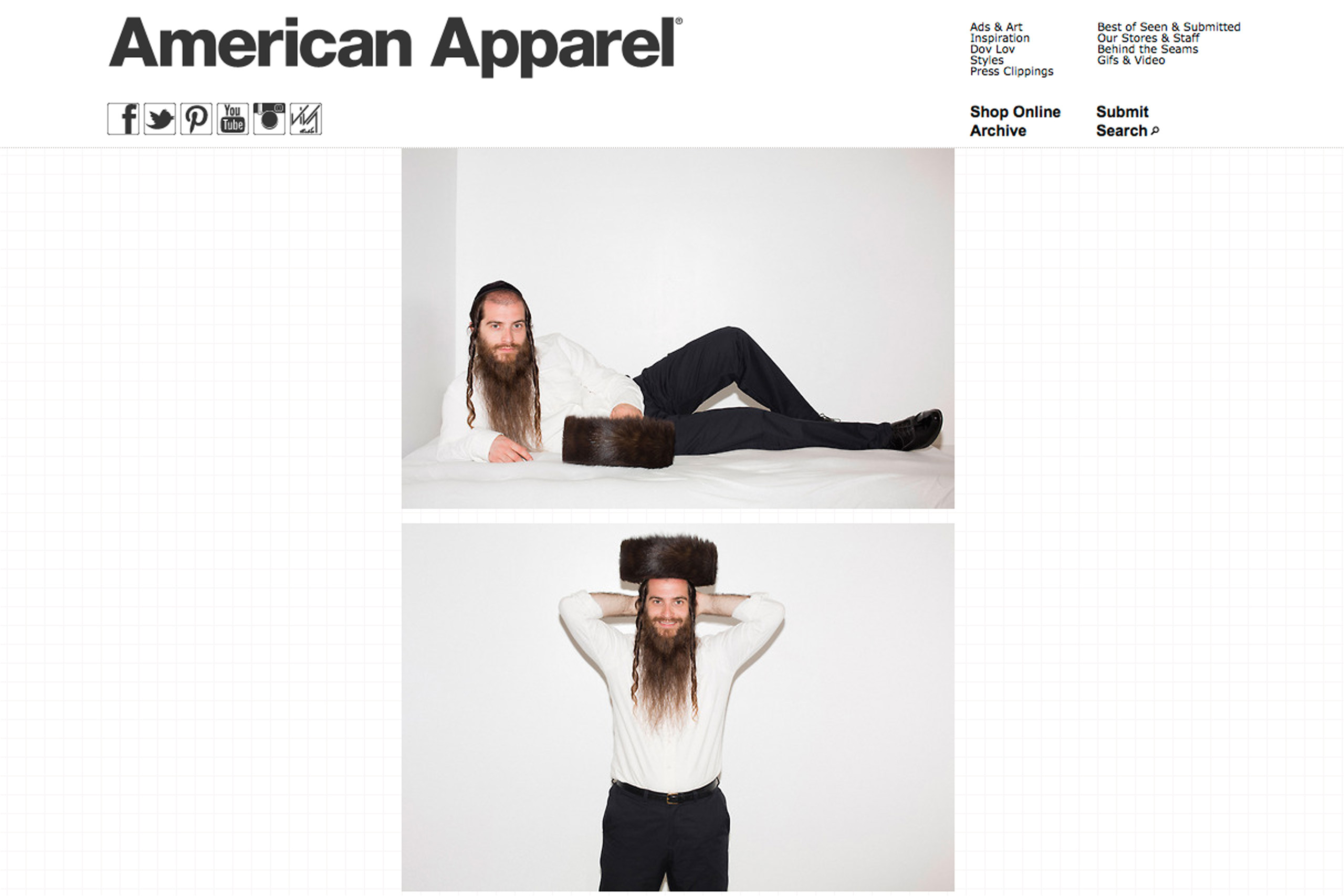 american apparel meet the models template
