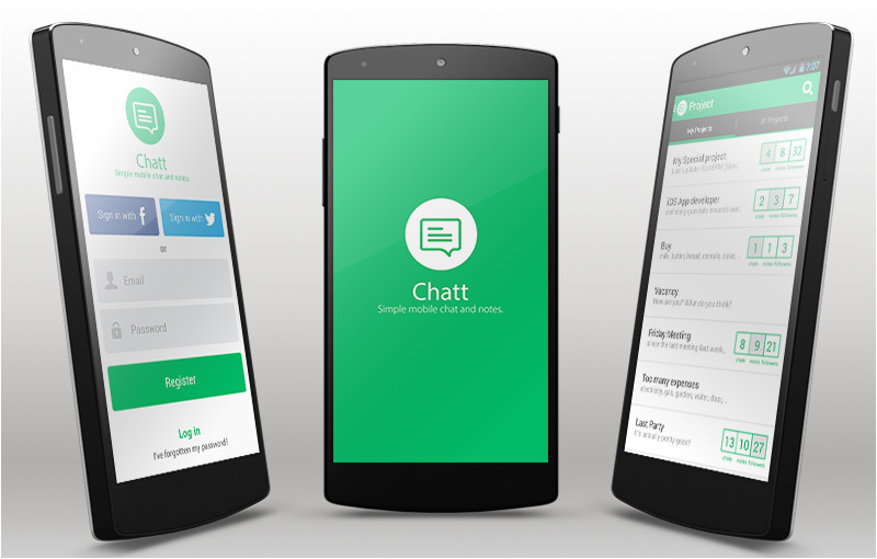 chatt android template