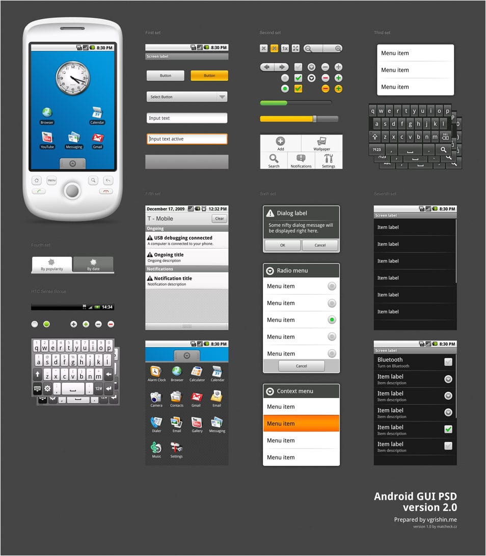 gui templates for android and ios