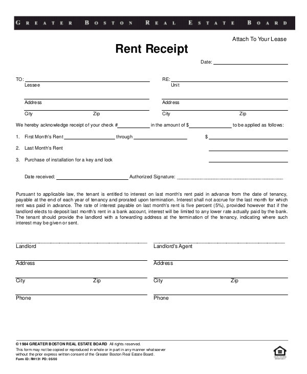 apartment rental receipt template williamson ga us rent receipts templates