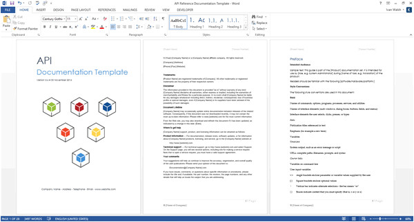 rest web api template ms word