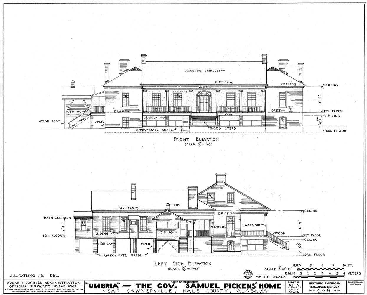 architectural drawing 7342