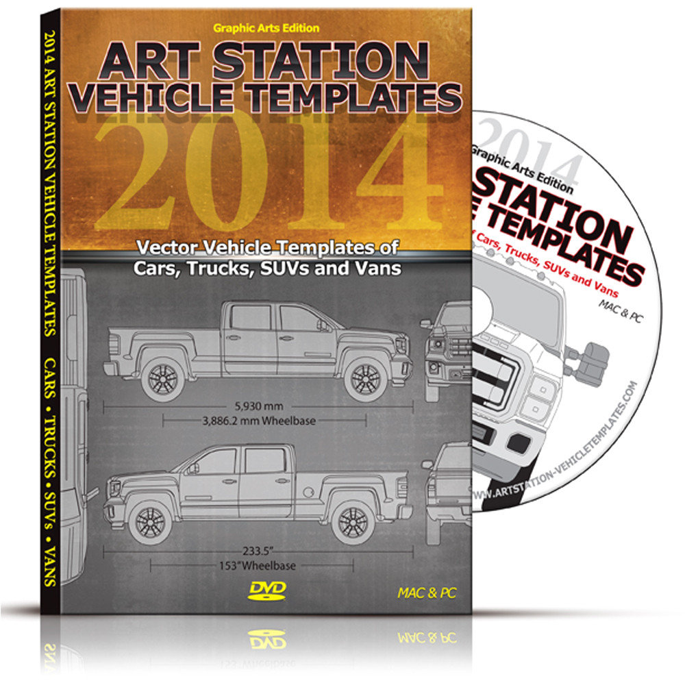 art station vehicle templates
