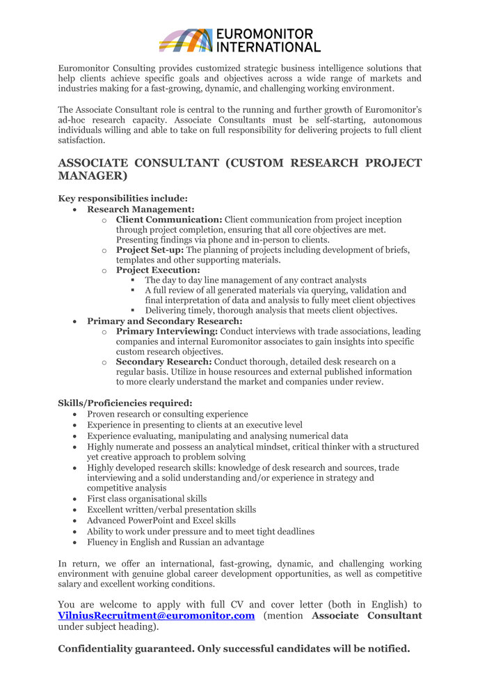 business intelligence consultant cover letter