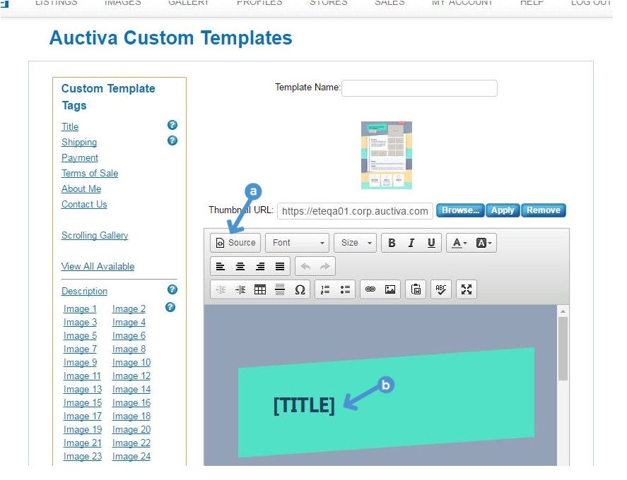 tutorial id customize listing template