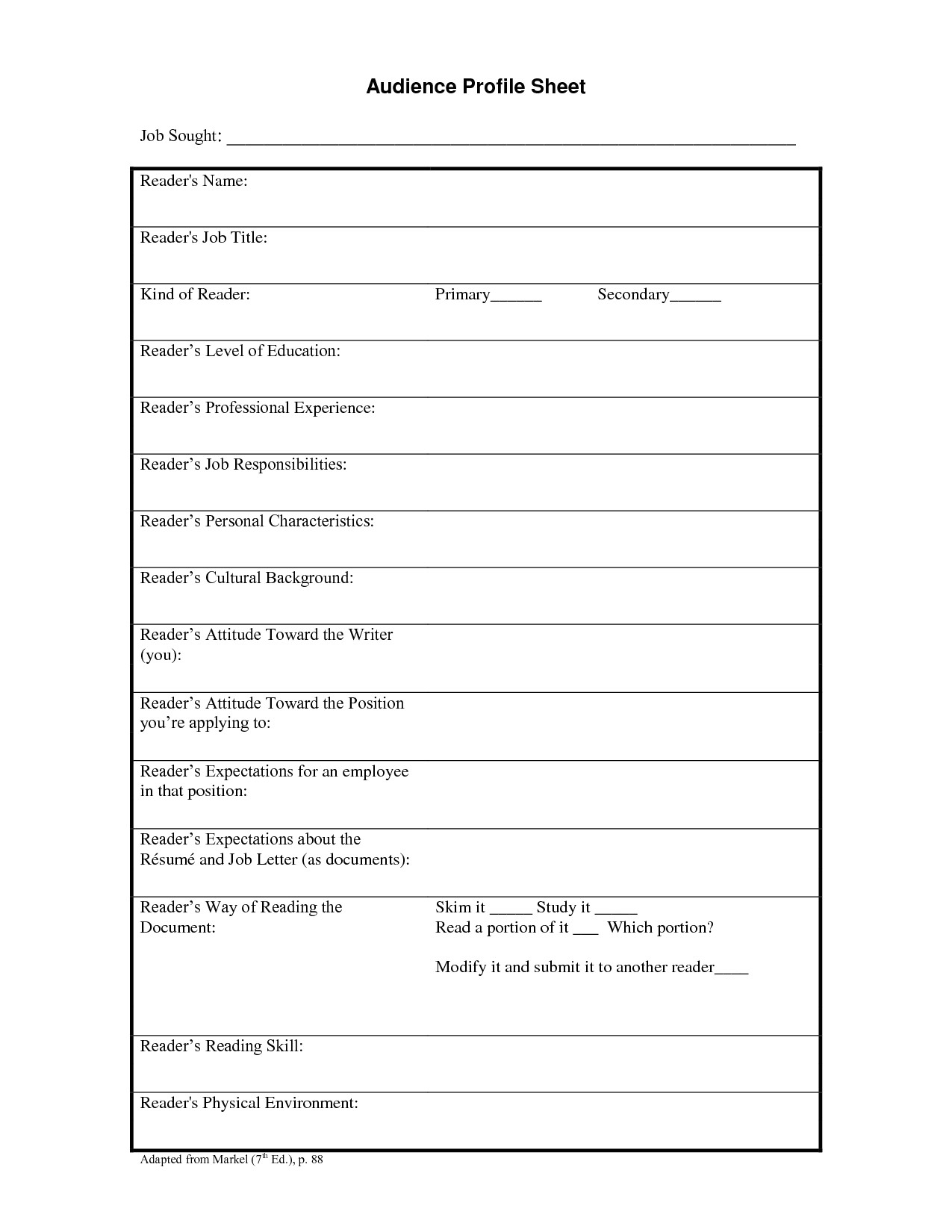 post sample student profile sheet 605248