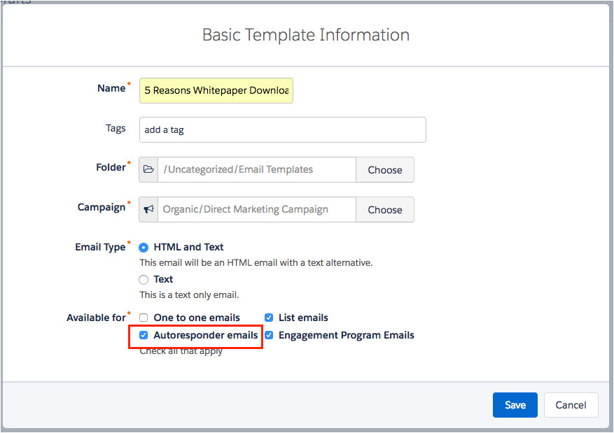 how to create a form with email autoresponder in pardot