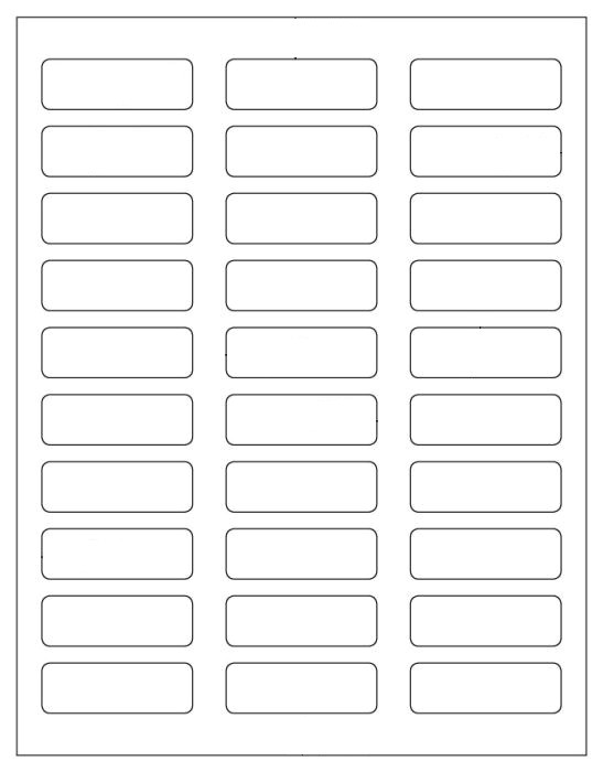 Avery 6870 Template 600 Blank Mailing Address Labels 2 1 4 Quot X 3 4 Quot Use Avery