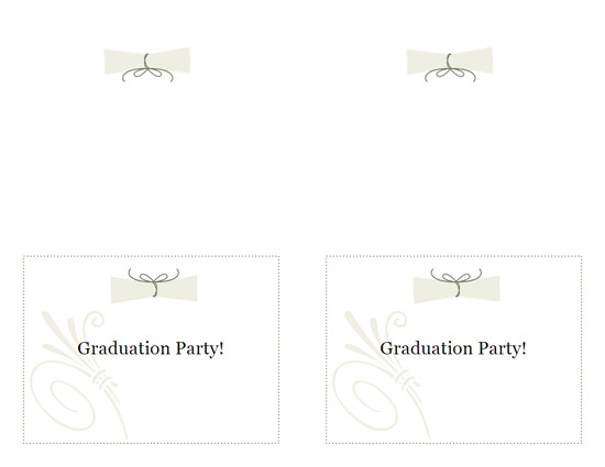 graduation party invitation note card front side works with avery 3268 3379 5315 8315 433