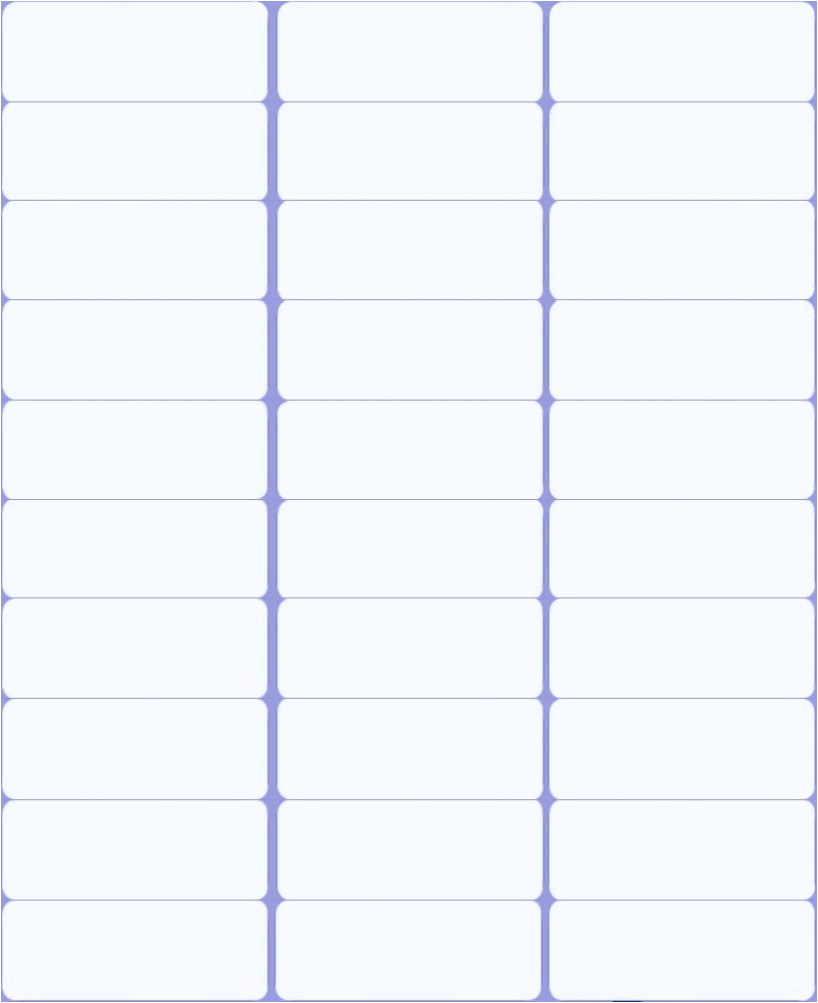 Avery.com Templates 5160 Free Avery Label Template 5160 Word