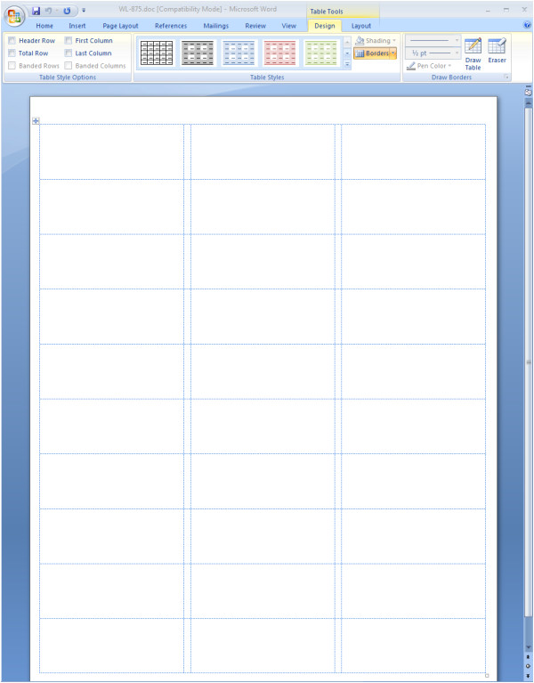 Avery Label Templates for Word 2013 Avery 5160 Label Template for Word 2013 Templates Data