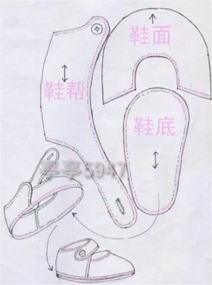 uk baby shoe pattern for fondant