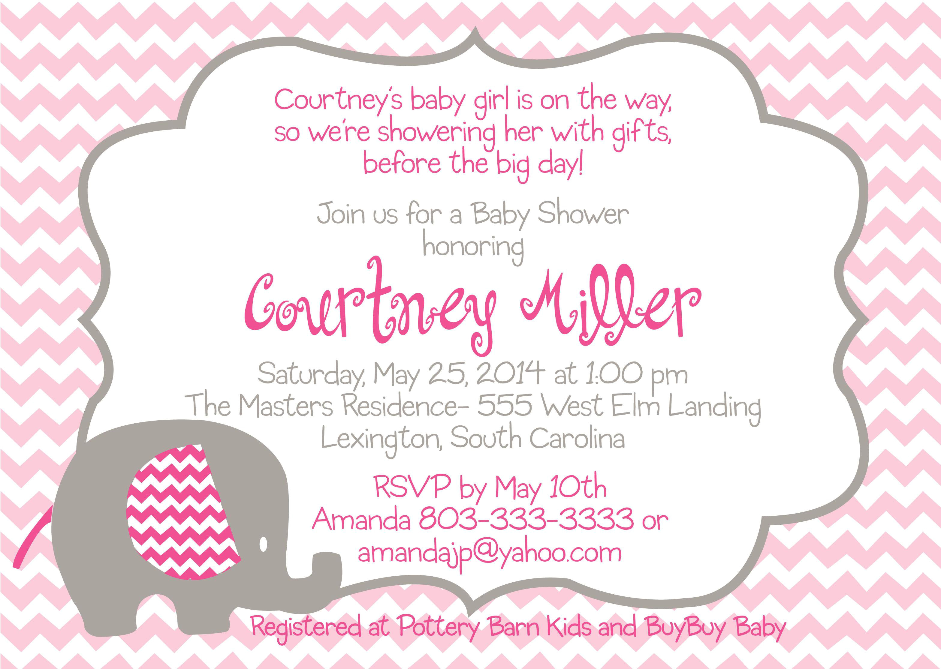 free baby shower invitation templates