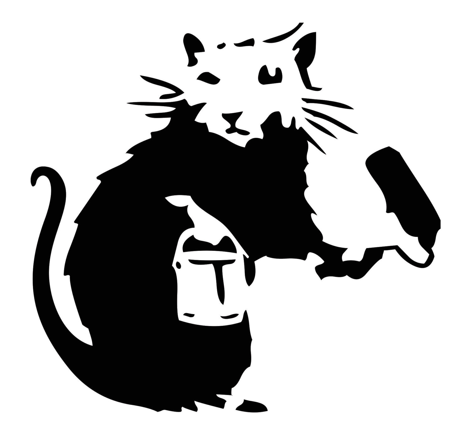 Banksy Stencil Templates Printable Graffiti Stencils Banksy Graffiti Art
