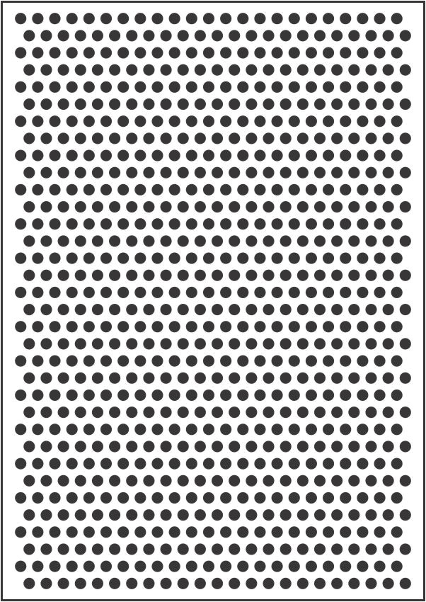 Ben Day Dots Template 8mm Polka Dot Template Stencil for Sale Online