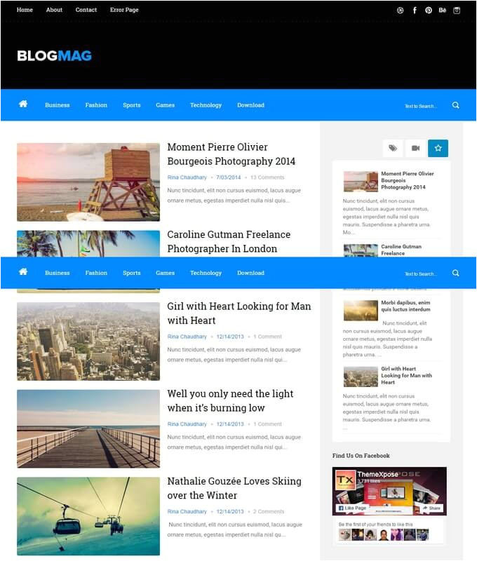 blogmag blogger template