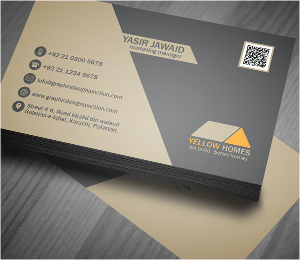 free real estate business card template psd