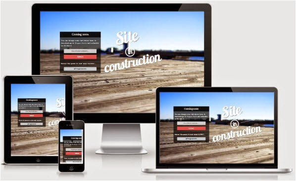 coming soon launching blogger template