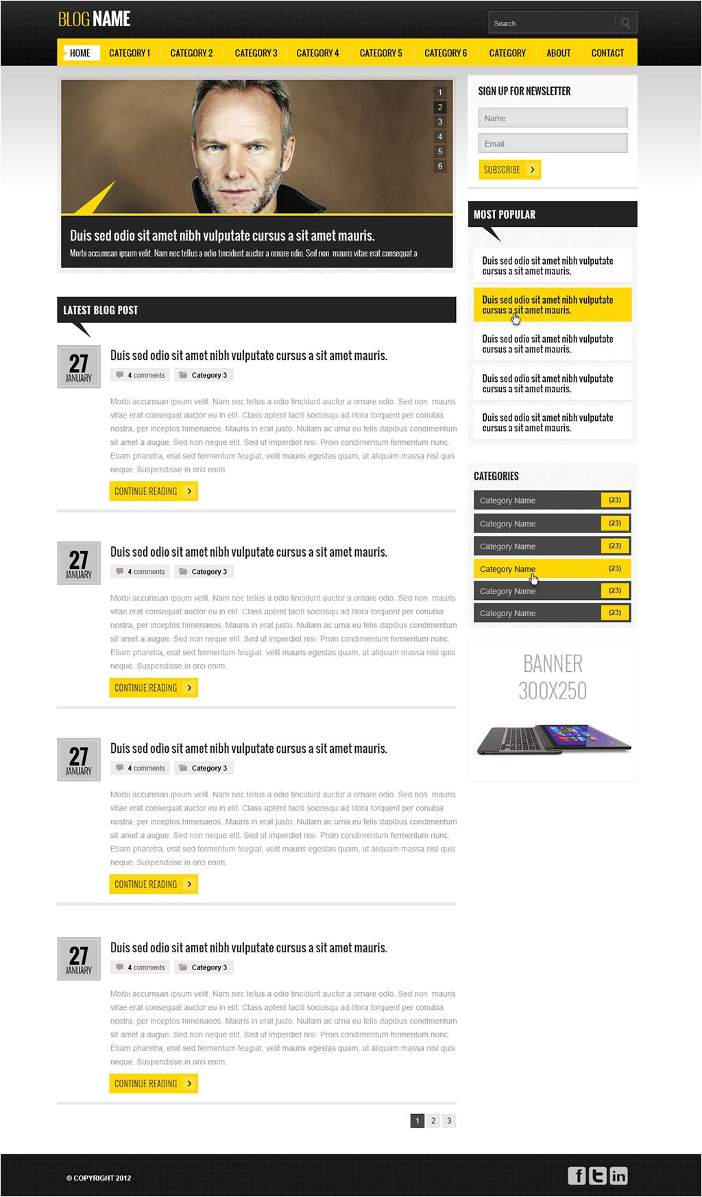 Blogsite Templates 1 Blogsite Templates Free Blog Website Template Blog Templates PHPjabbers
