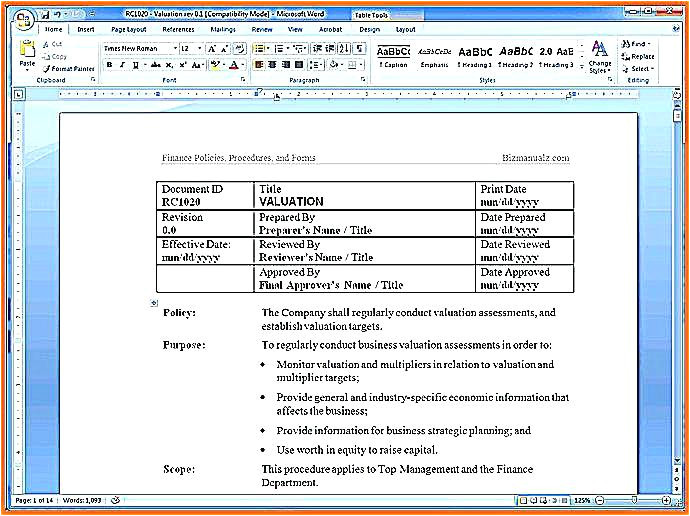 board policy manual template policy and procedure manual church sample