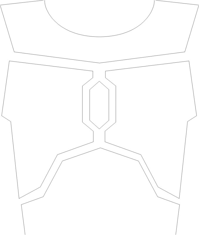 Boba Fett Armor Template Costume Templates and Tutorials Mandalorian Mercs