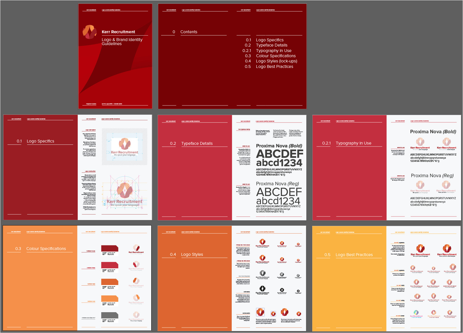 Brand Guidelines Template Pdf 14 Page Logo and Brand Identity Guidelines Template for