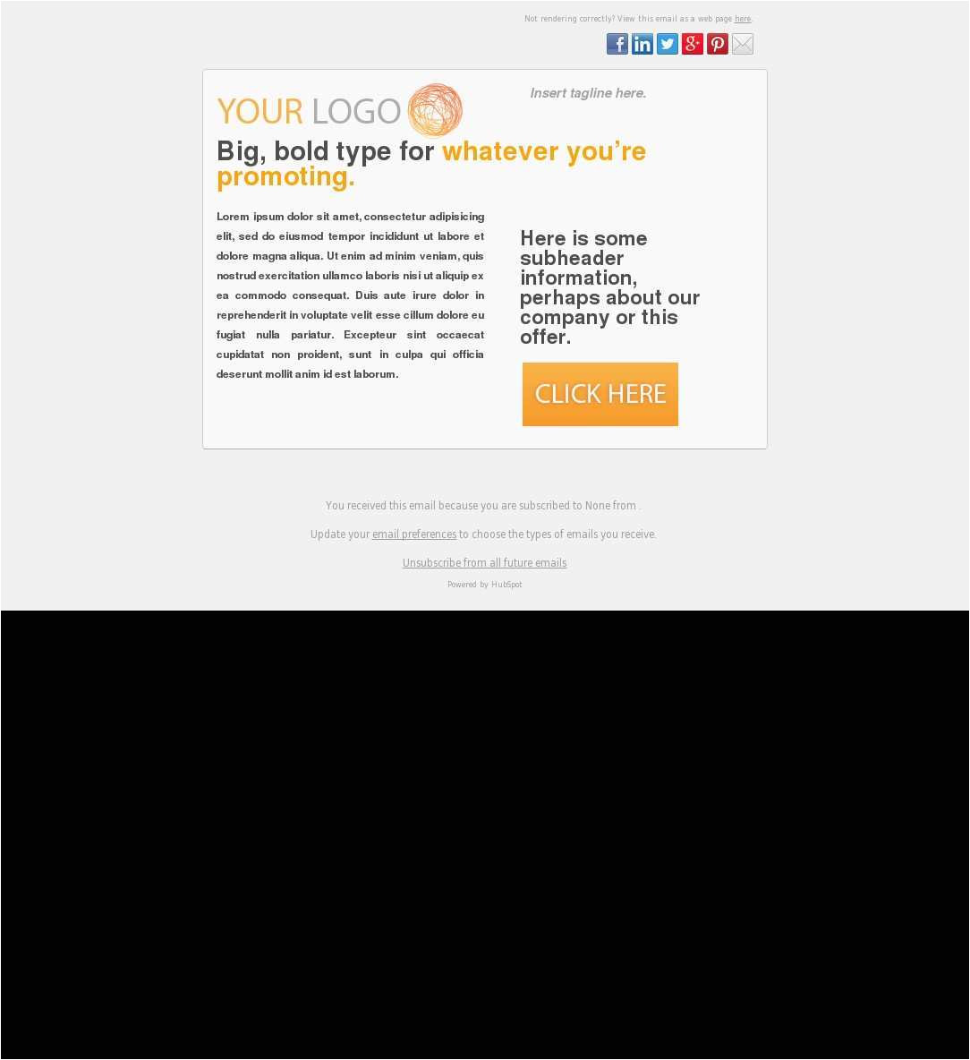 hubspot email templates sales