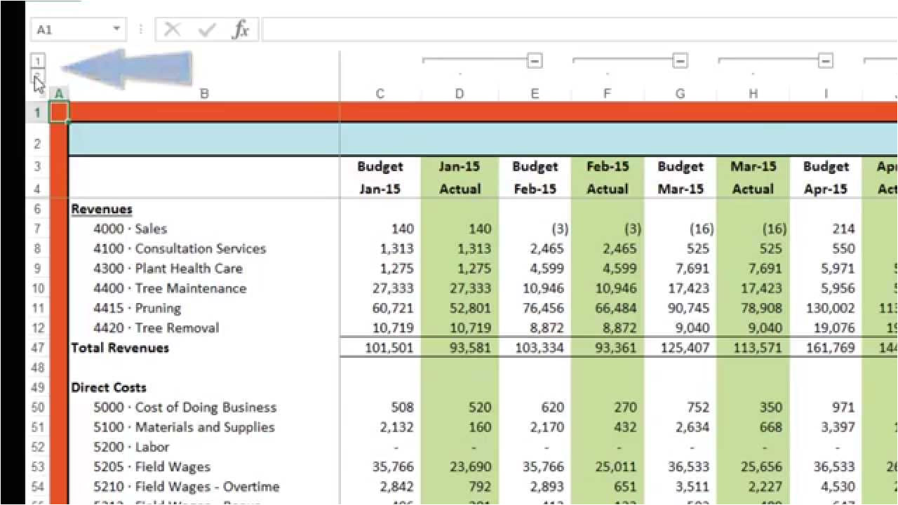 Budget to Actual Template Budget Vs Actual Template Budget Template Free